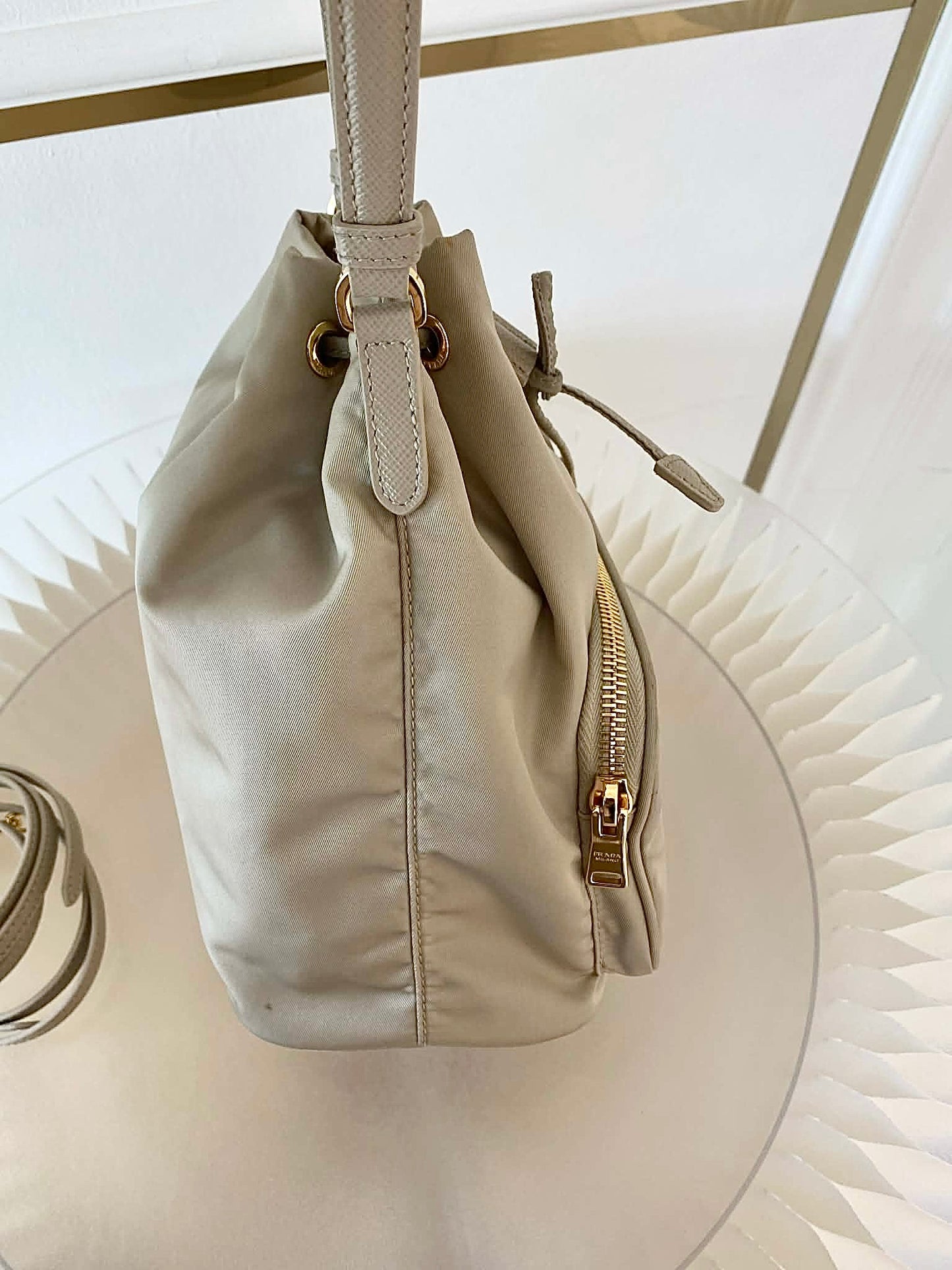 PRADA Duet Re-Nylon Bucket Bag
