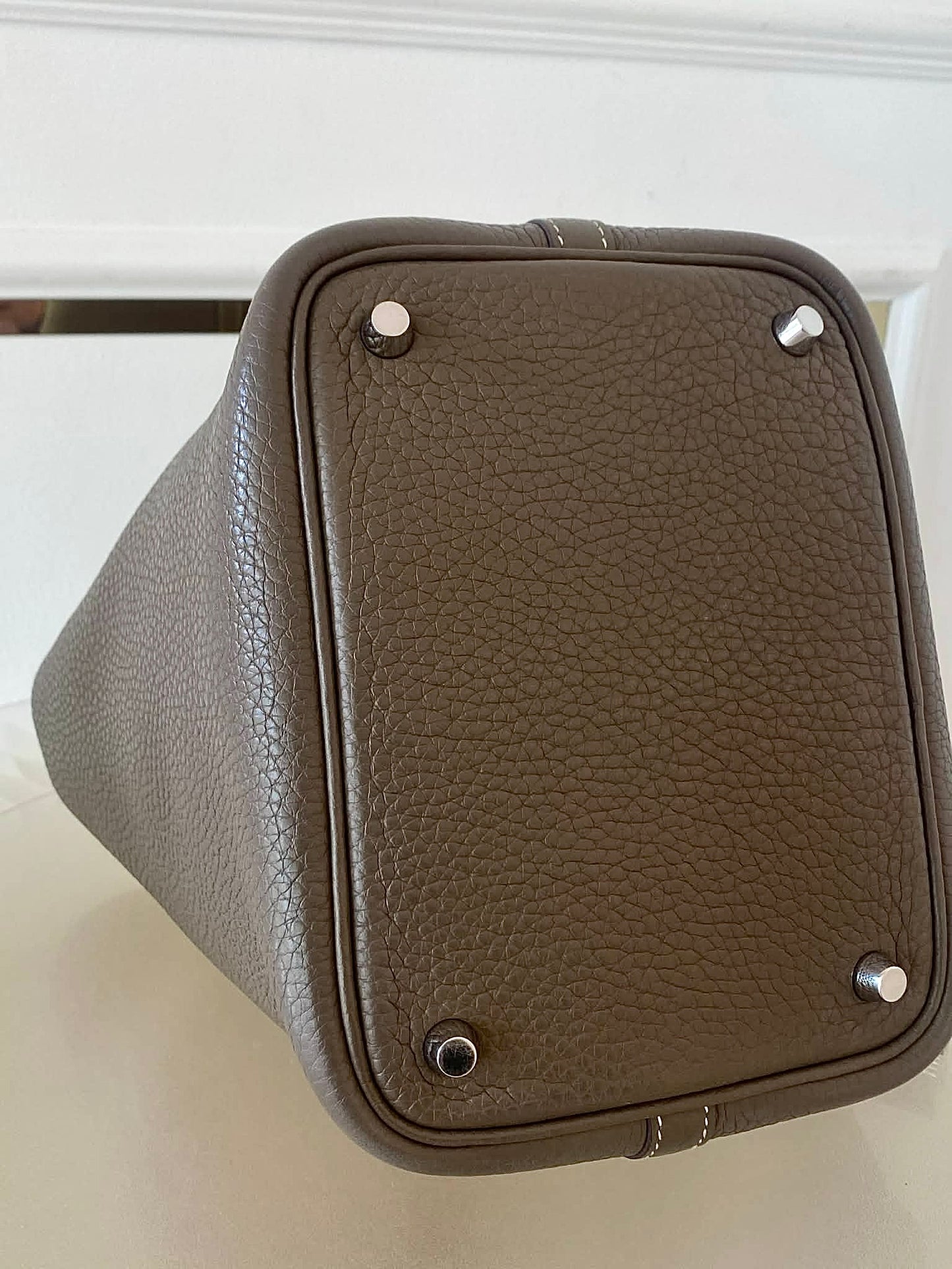 HERMES Picotin 18 Etoupe PHW