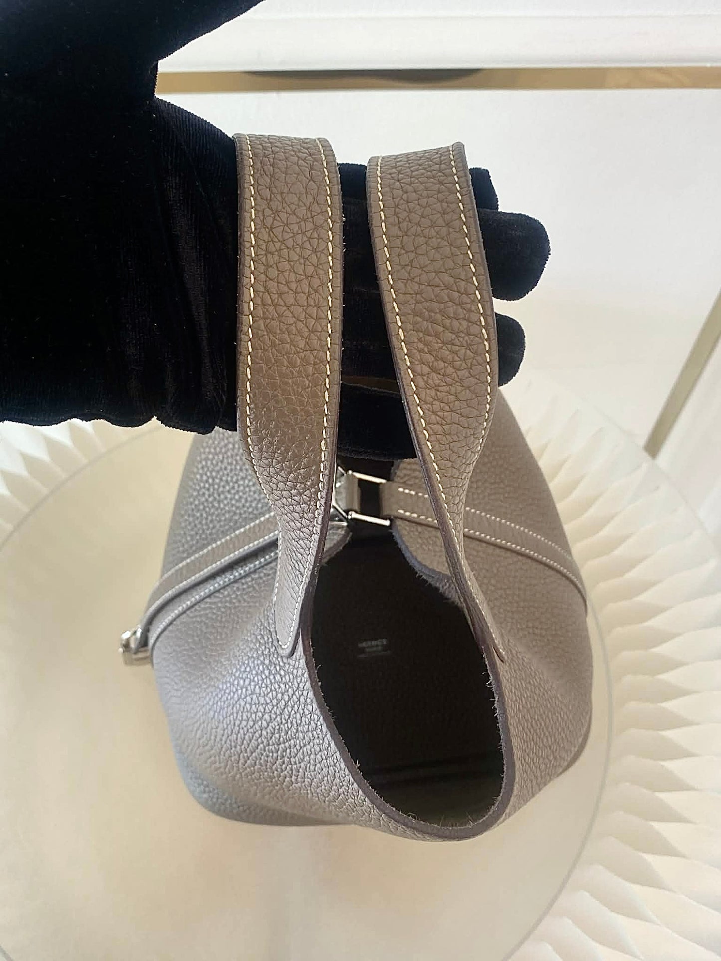 HERMES Picotin 18 Etoupe PHW