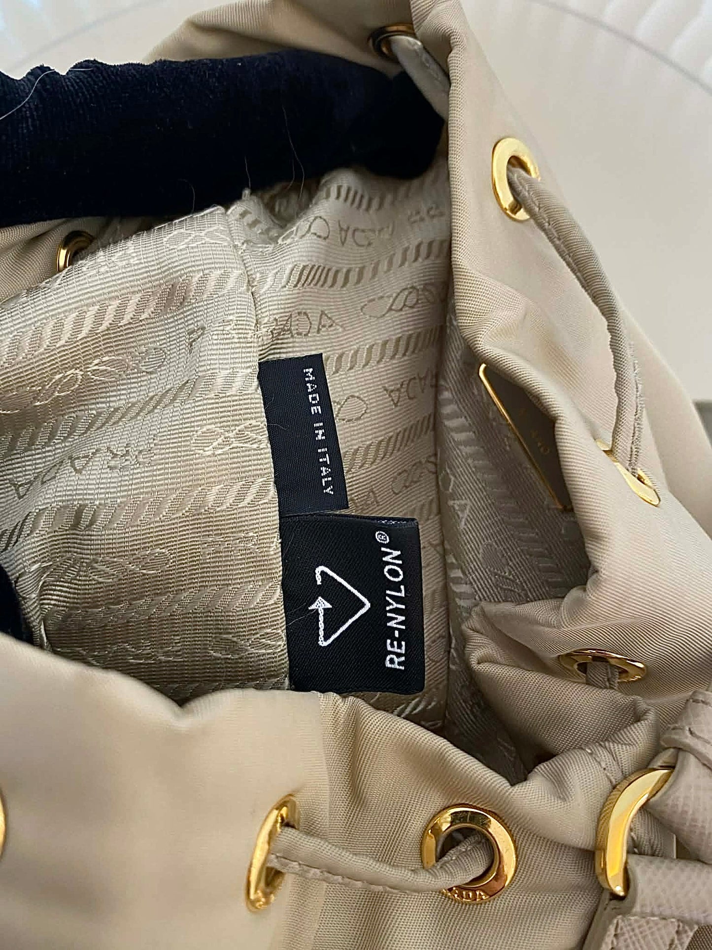 PRADA Duet Re-Nylon Bucket Bag