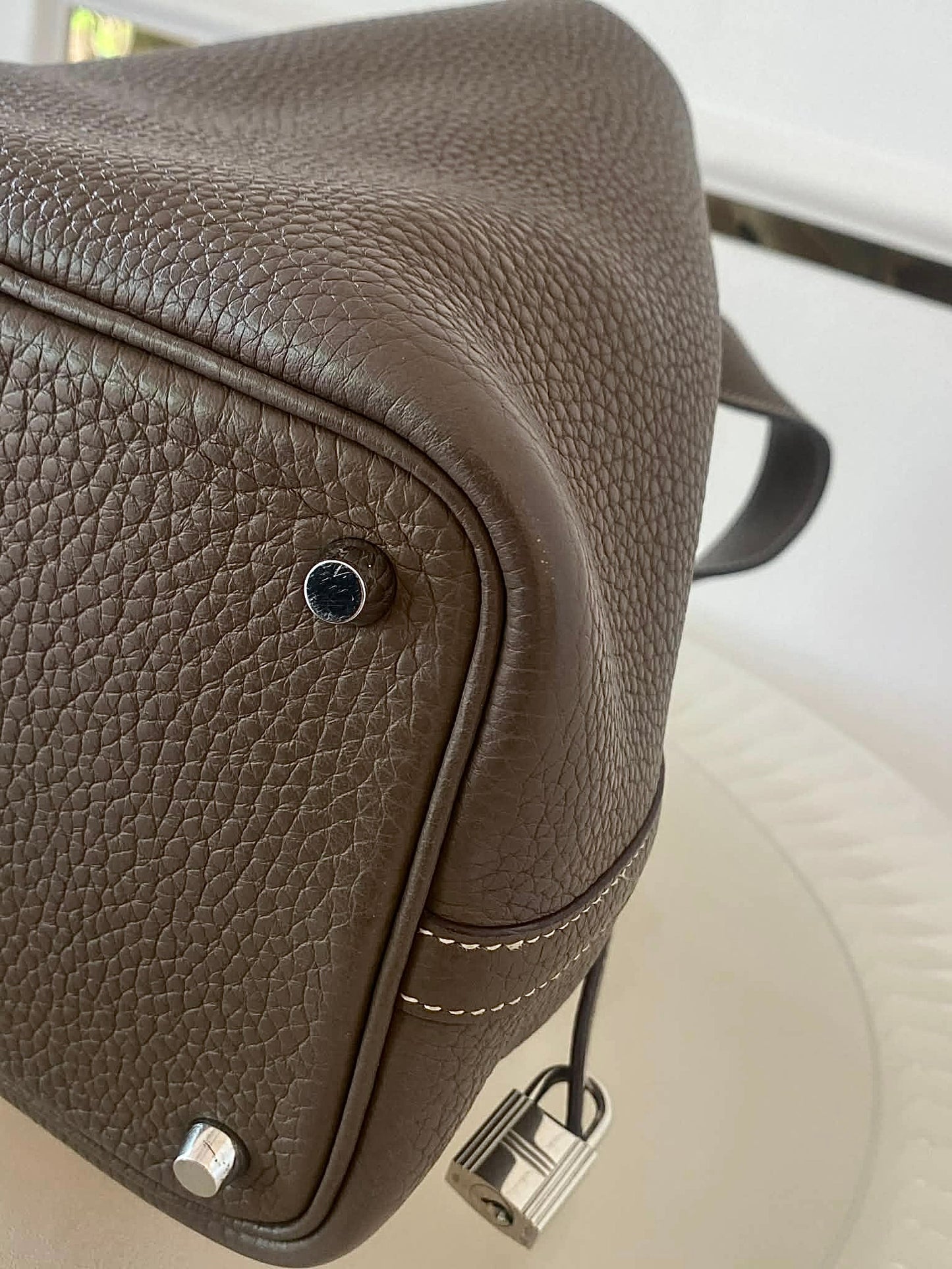 HERMES Picotin 18 Etoupe PHW