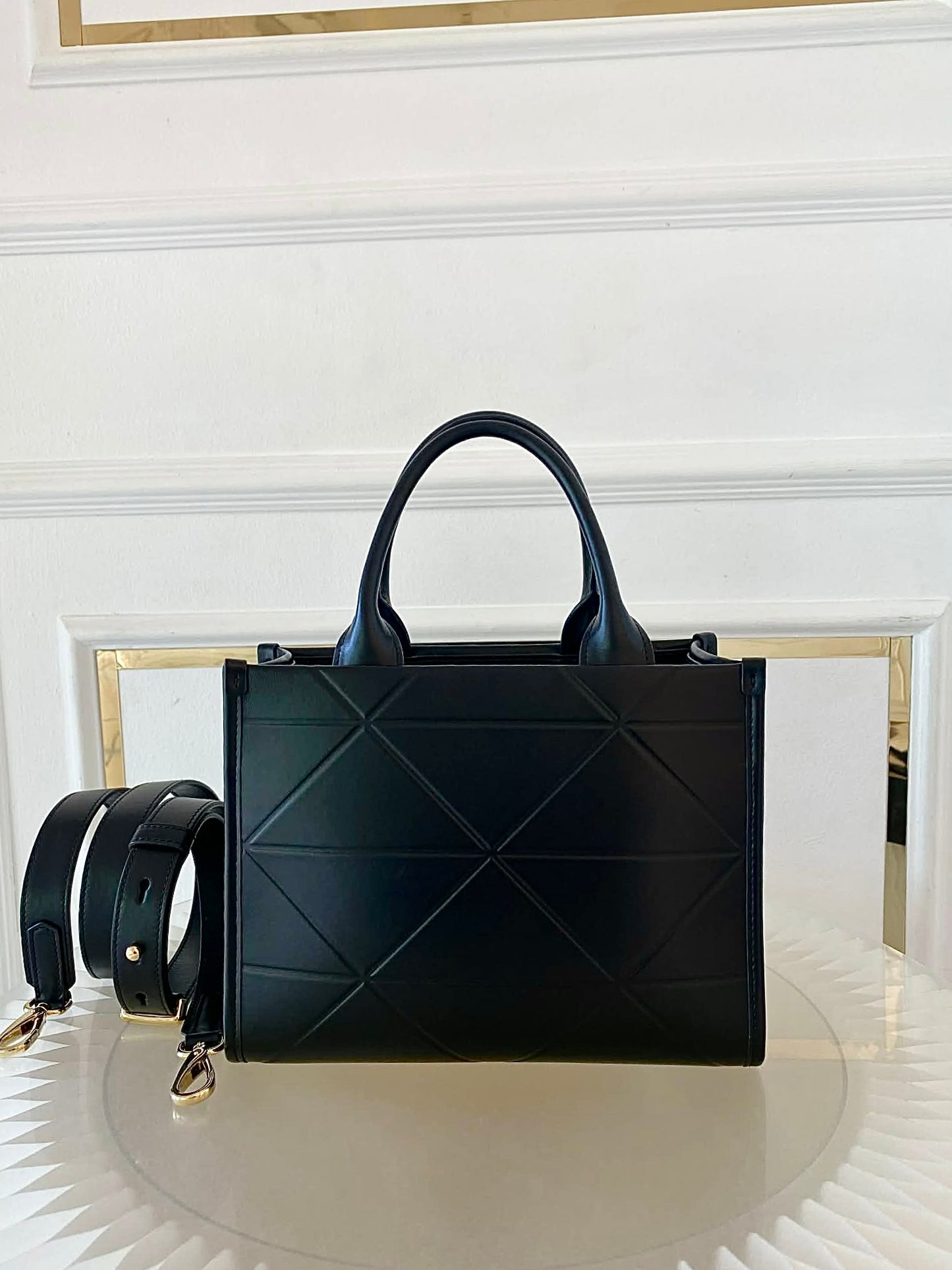 PRADA Black Symbole Small Leather Bag