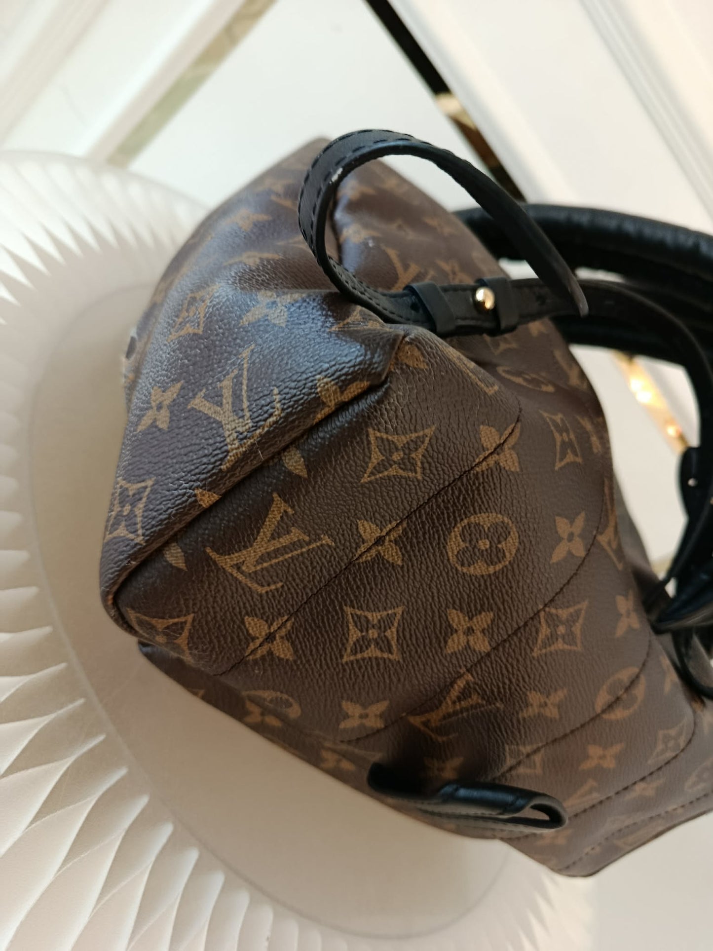 LOUIS VUITTON Mono Palmspring Backpack Pm size