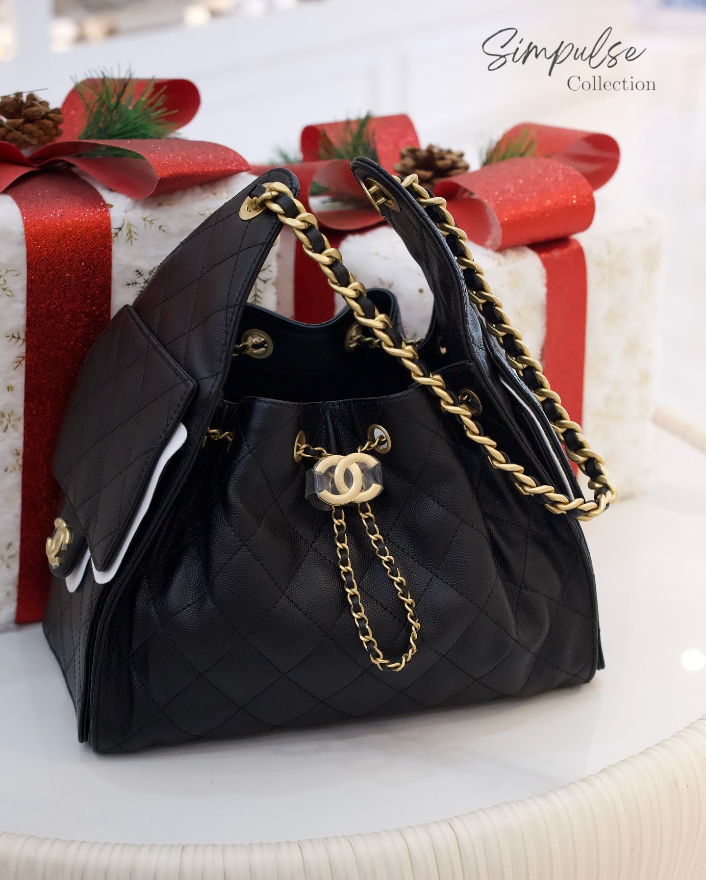 Chanel 25 Small Caviar GHW
