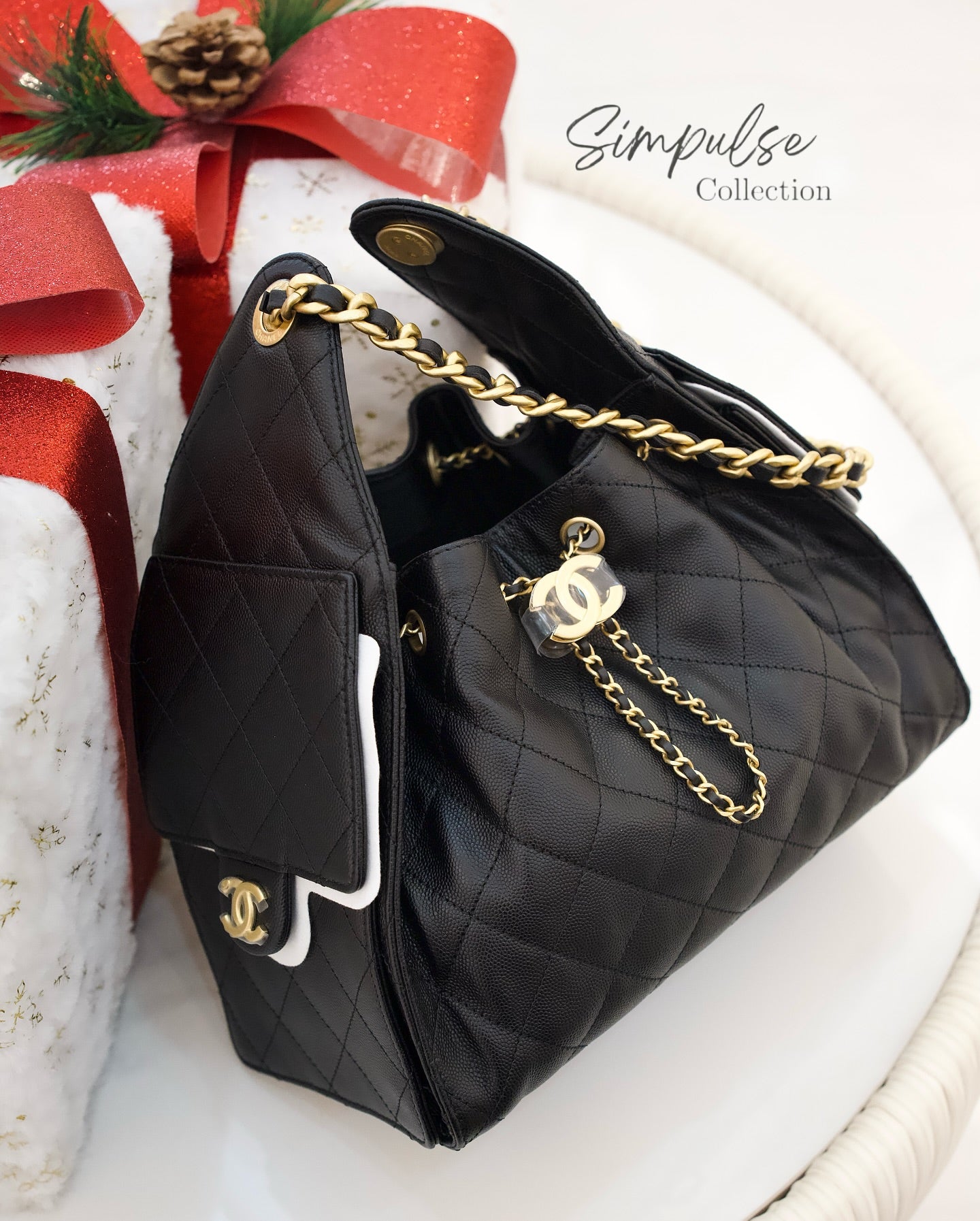 Chanel 25 Small Caviar GHW