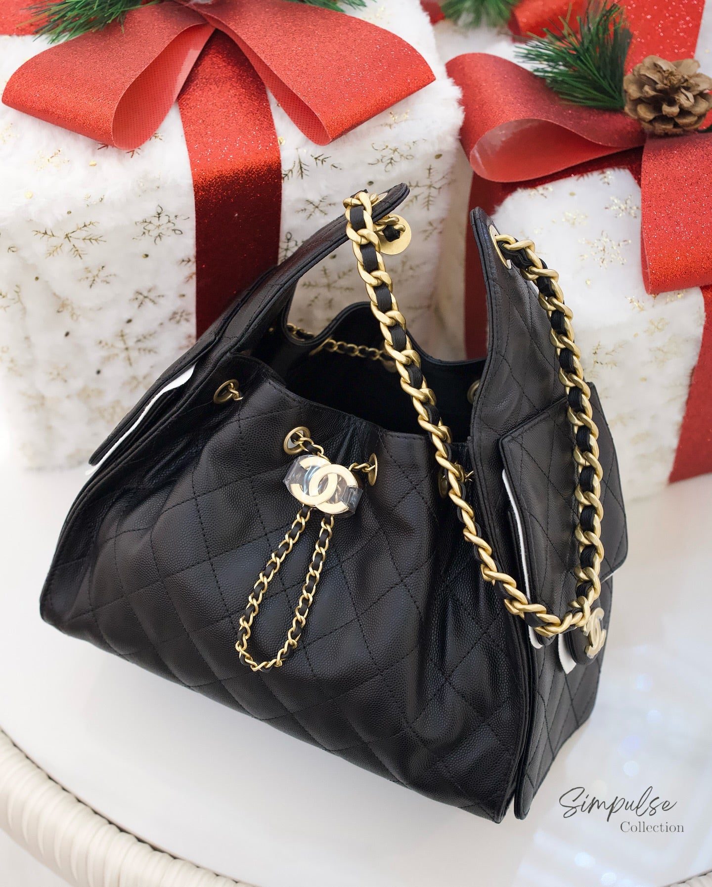 Chanel 25 Small Caviar GHW