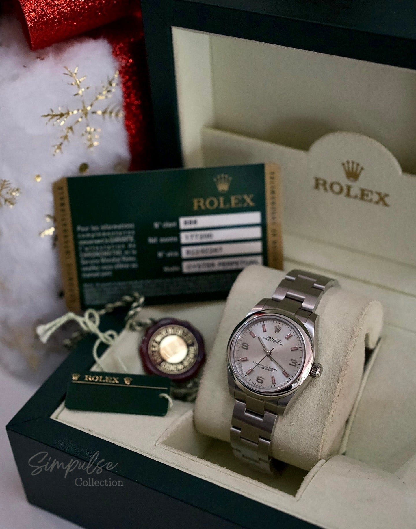 OP 31mm All Steel Pink Dial