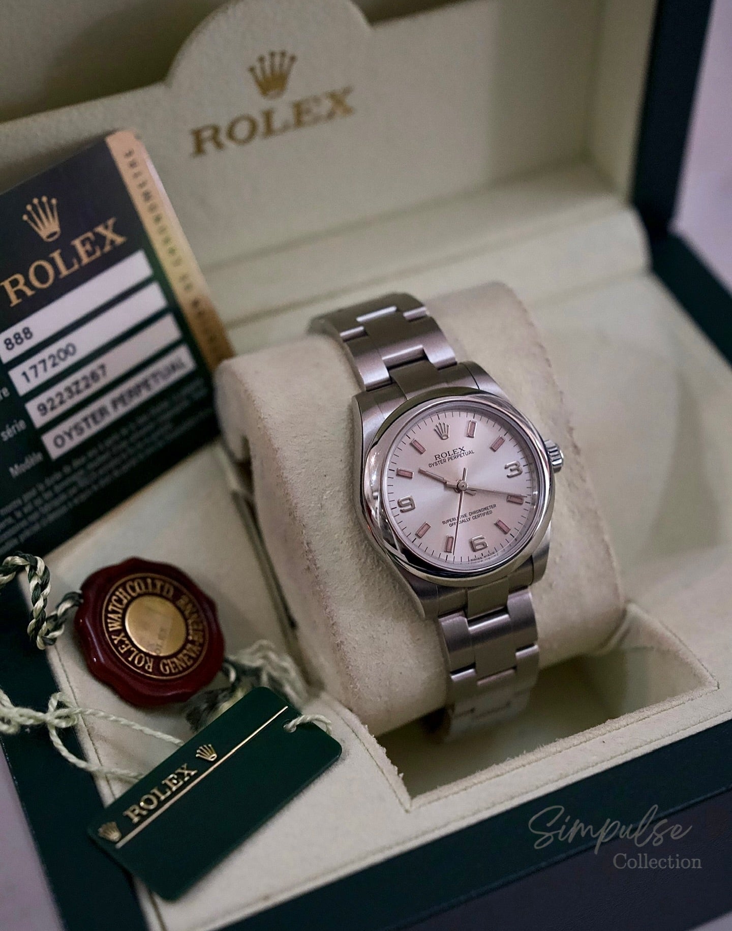 OP 31mm All Steel Pink Dial