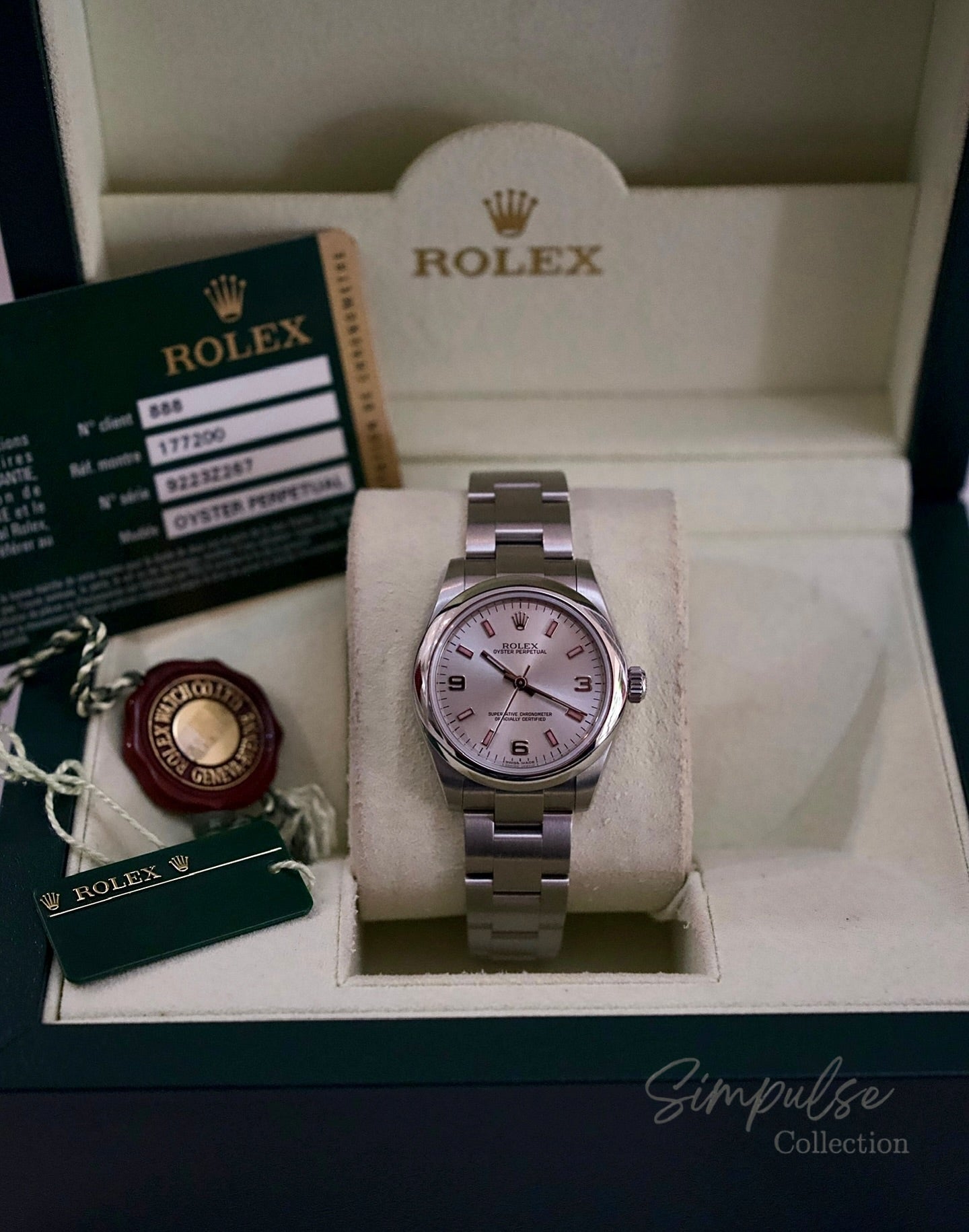 OP 31mm All Steel Pink Dial