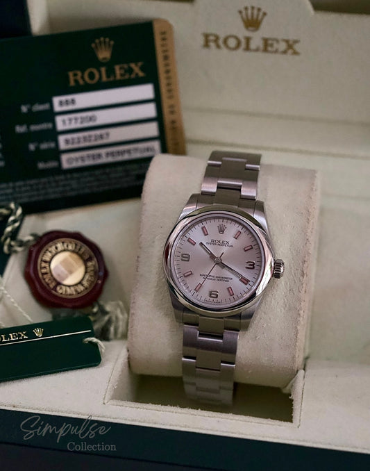 OP 31mm All Steel Pink Dial