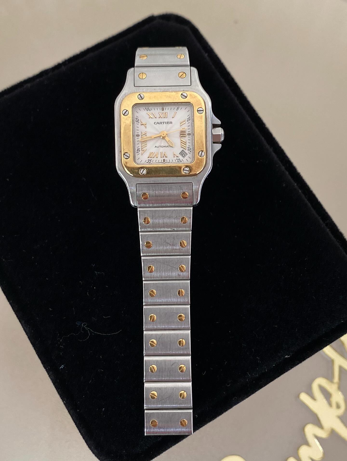 Cartier Santos Galbee Two Tone