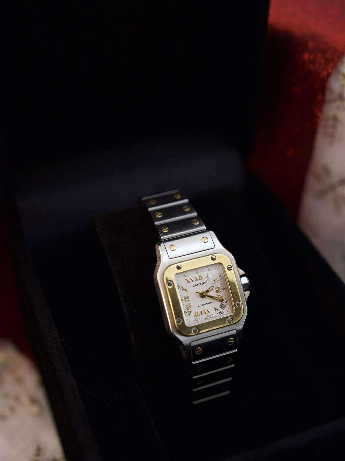 Cartier Santos Galbee Two Tone