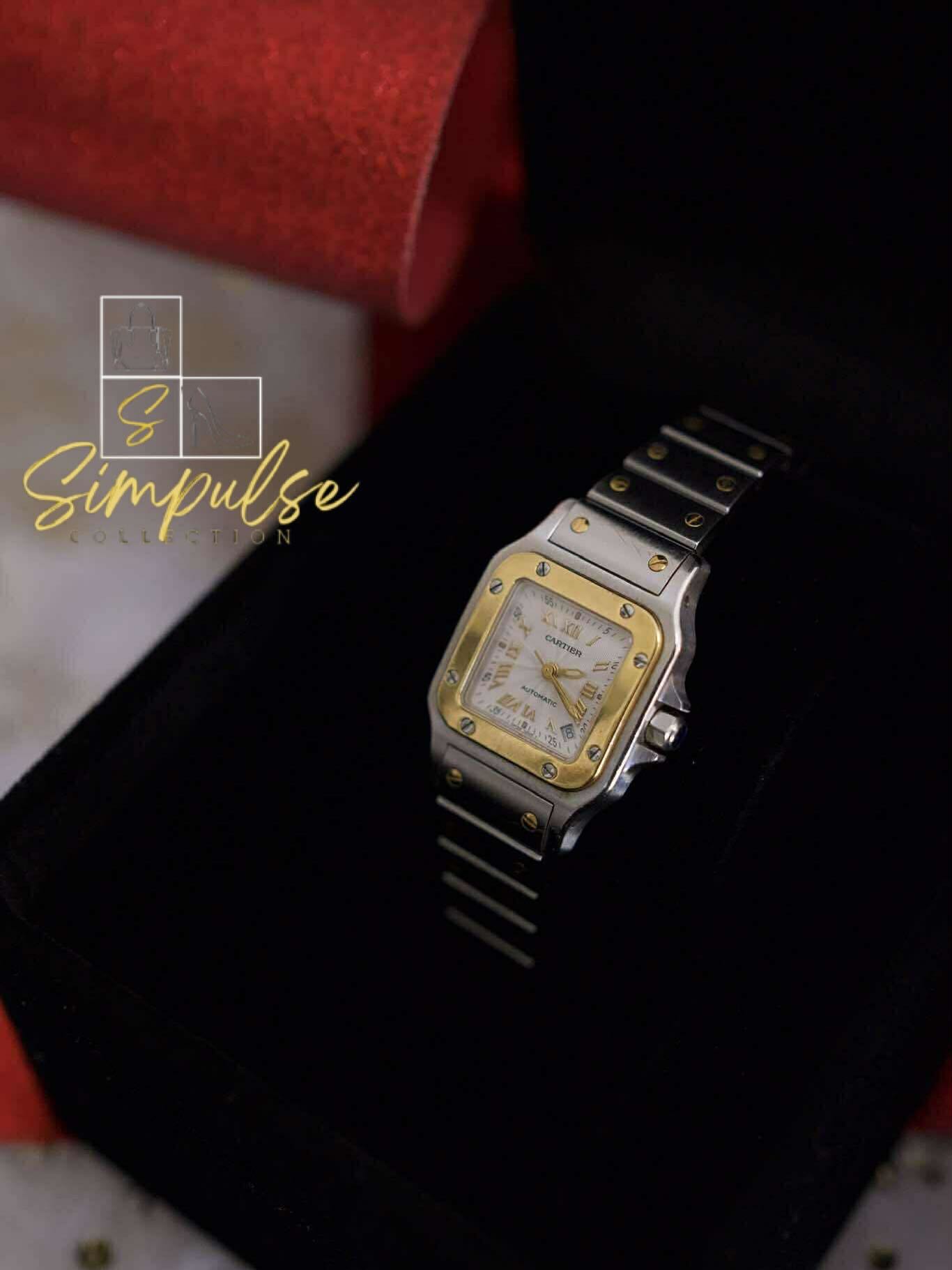 Cartier Santos Galbee Two Tone