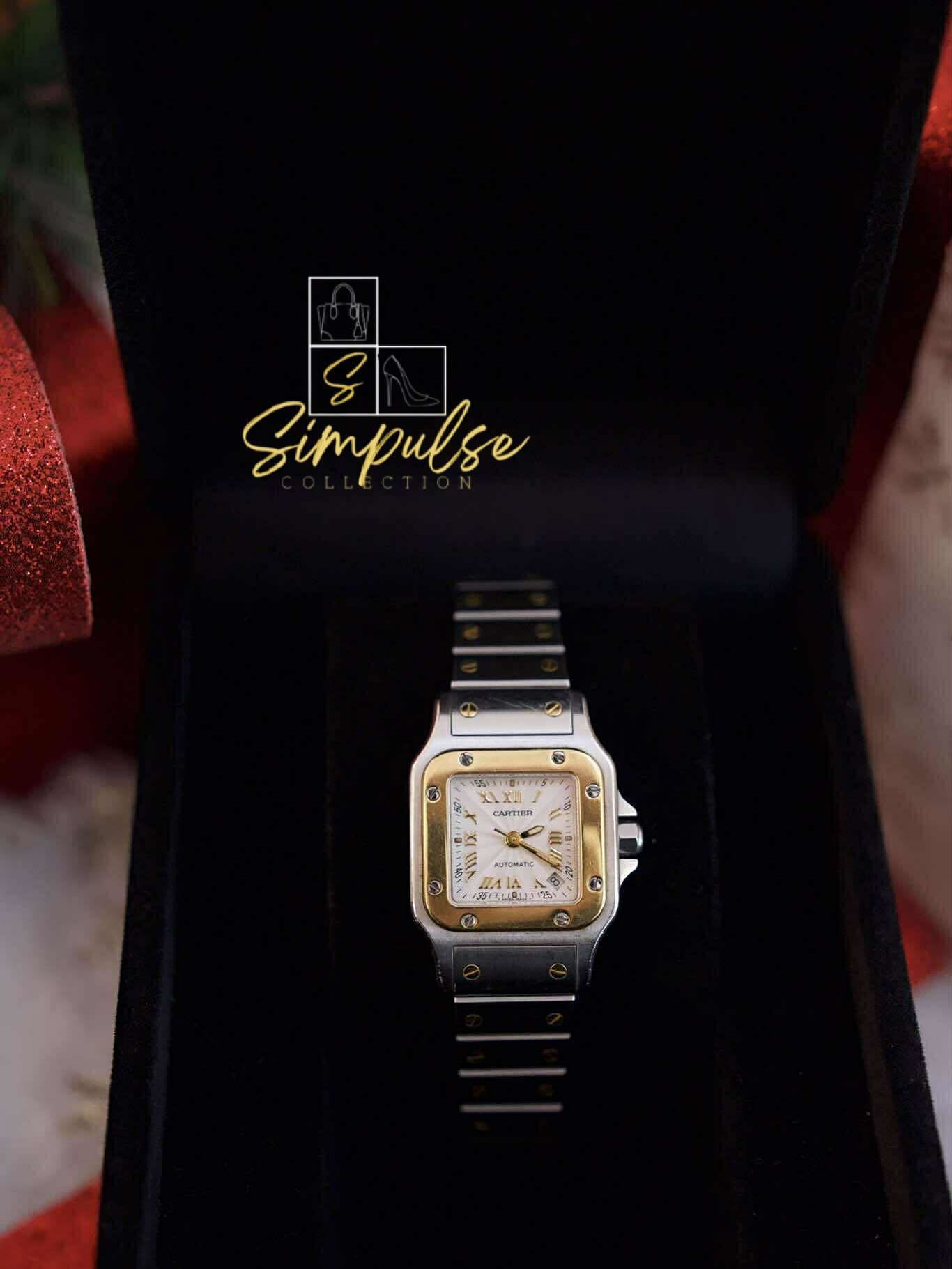 Cartier Santos Galbee Two Tone