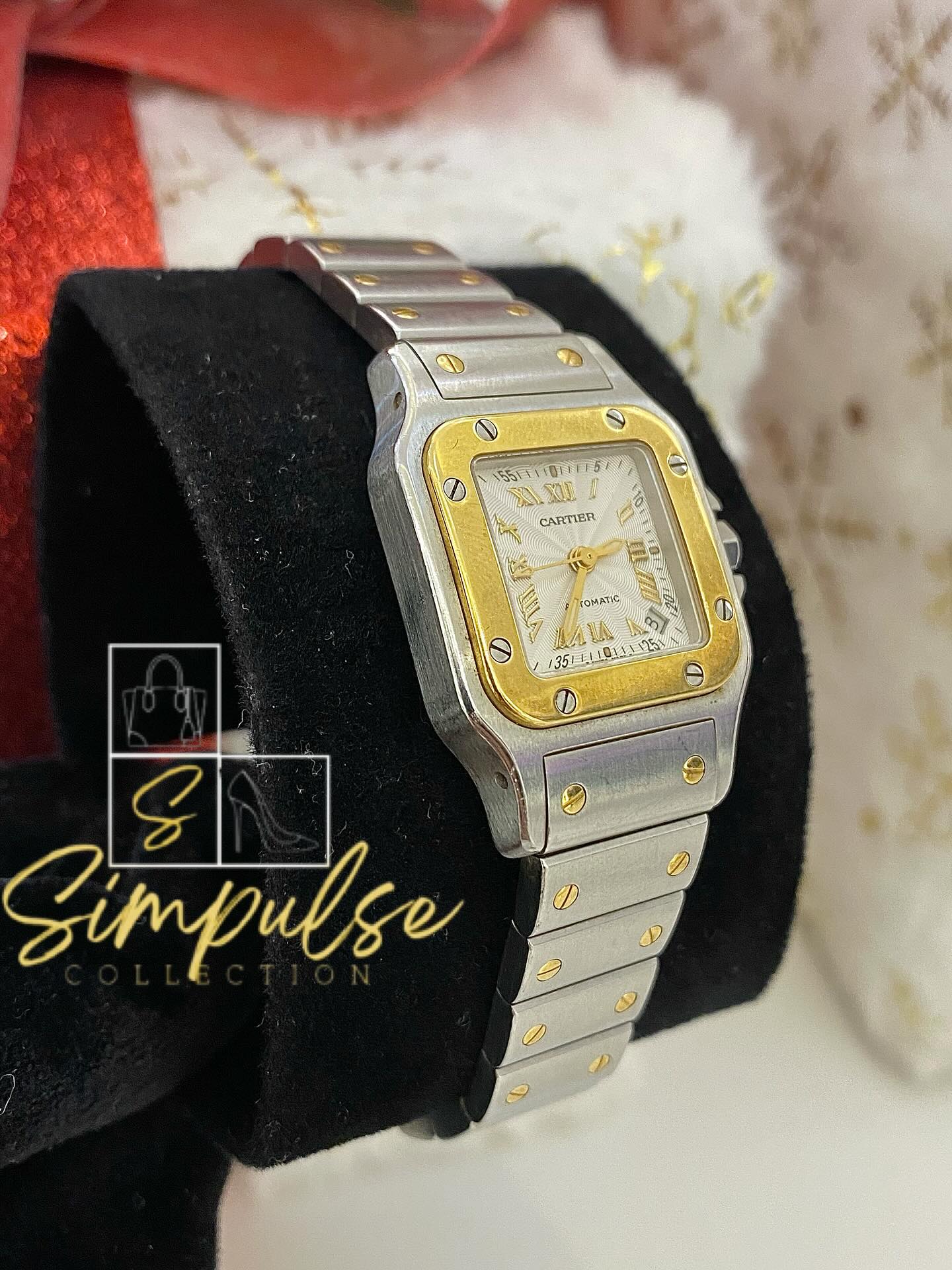 Cartier Santos Galbee Two Tone